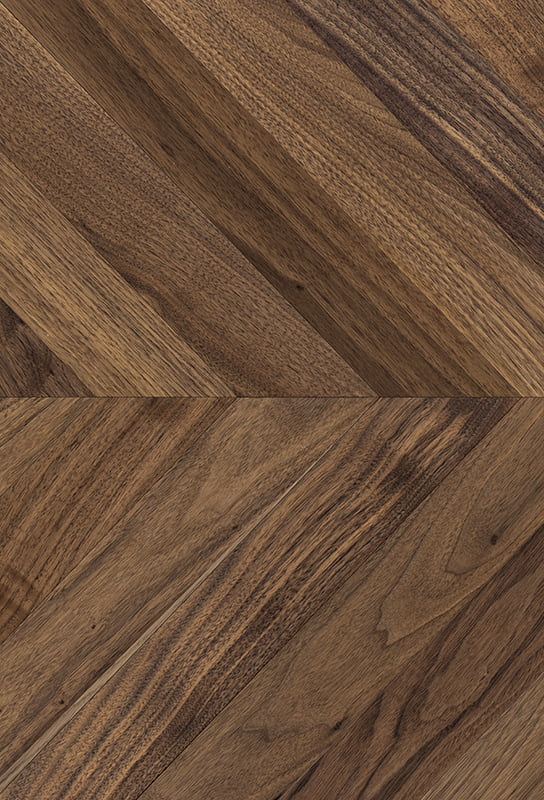 Walnut Black Chevron Natural Chevron piso de madeira wa002-1