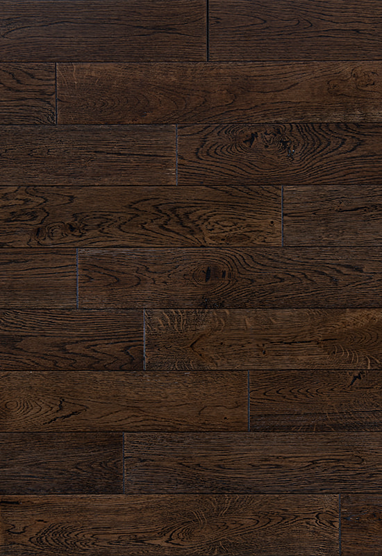 Oak Branco 90 pisos de madeira maciça escovada profunda